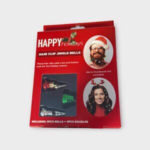 Holiday Jingle Bells Hair Clip Set – NEW